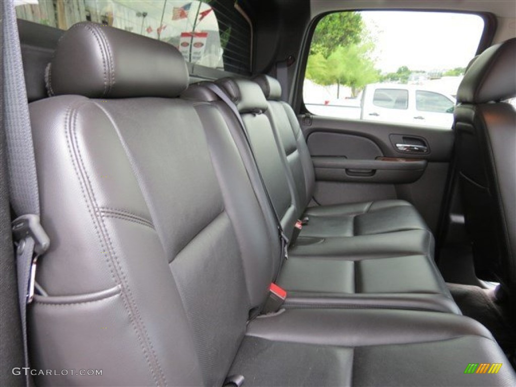 Ebony Interior 2011 Chevrolet Avalanche LTZ 4x4 Photo #85056445