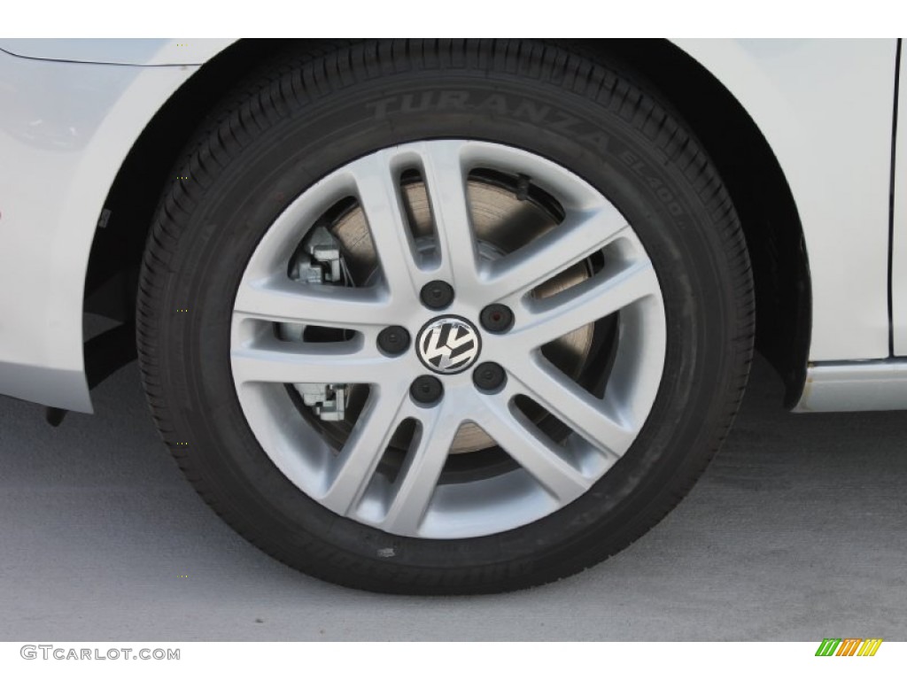 2014 Volkswagen Jetta TDI SportWagen Wheel Photo #85056799
