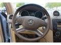 2010 Mercedes-Benz ML Cashmere Interior Steering Wheel Photo