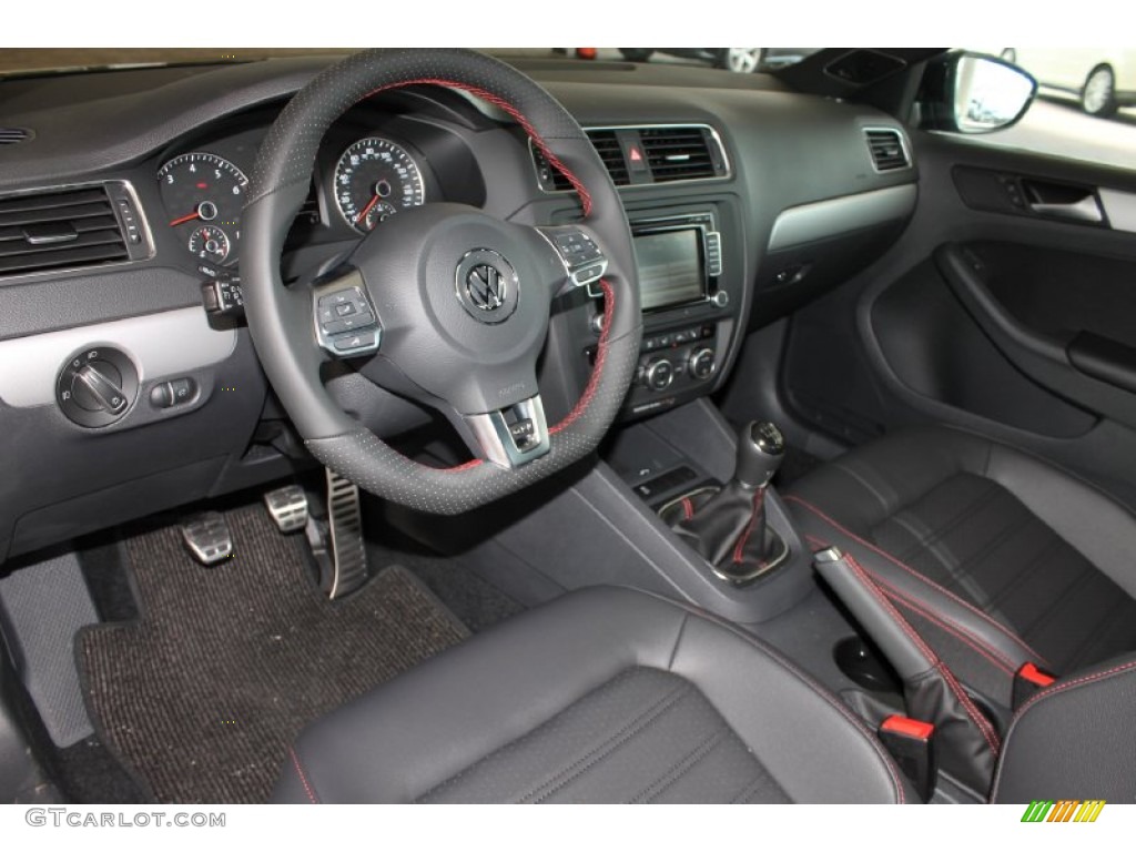 Titan Black Interior 2014 Volkswagen Jetta GLI Autobahn Photo #85059817