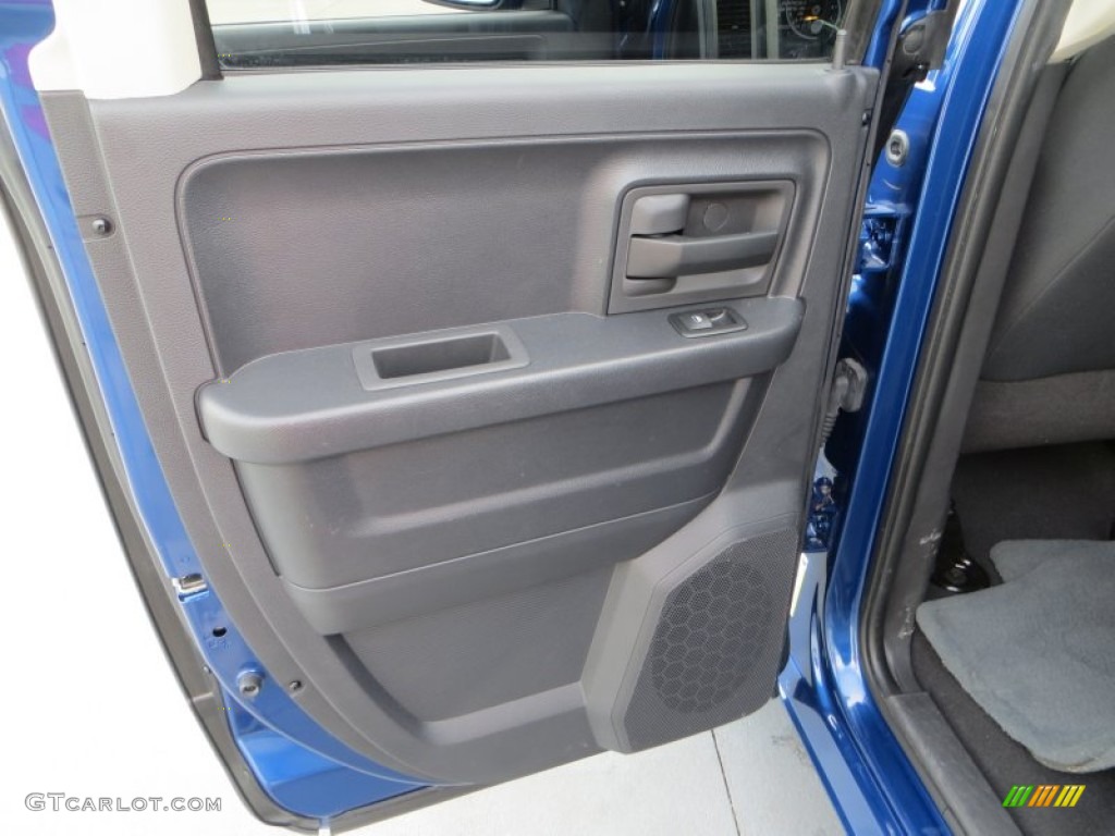 2009 Ram 1500 ST Quad Cab - Deep Water Blue Pearl / Dark Slate/Medium Graystone photo #28