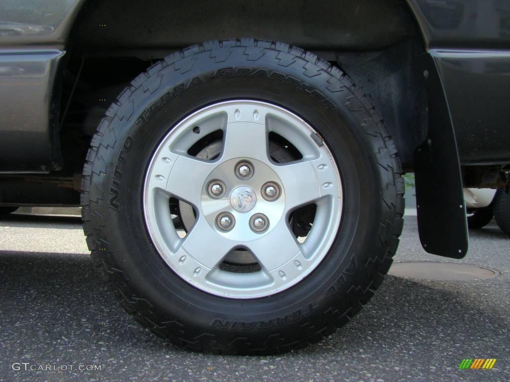 2004 Ram 1500 SLT Quad Cab 4x4 - Graphite Metallic / Dark Slate Gray photo #7