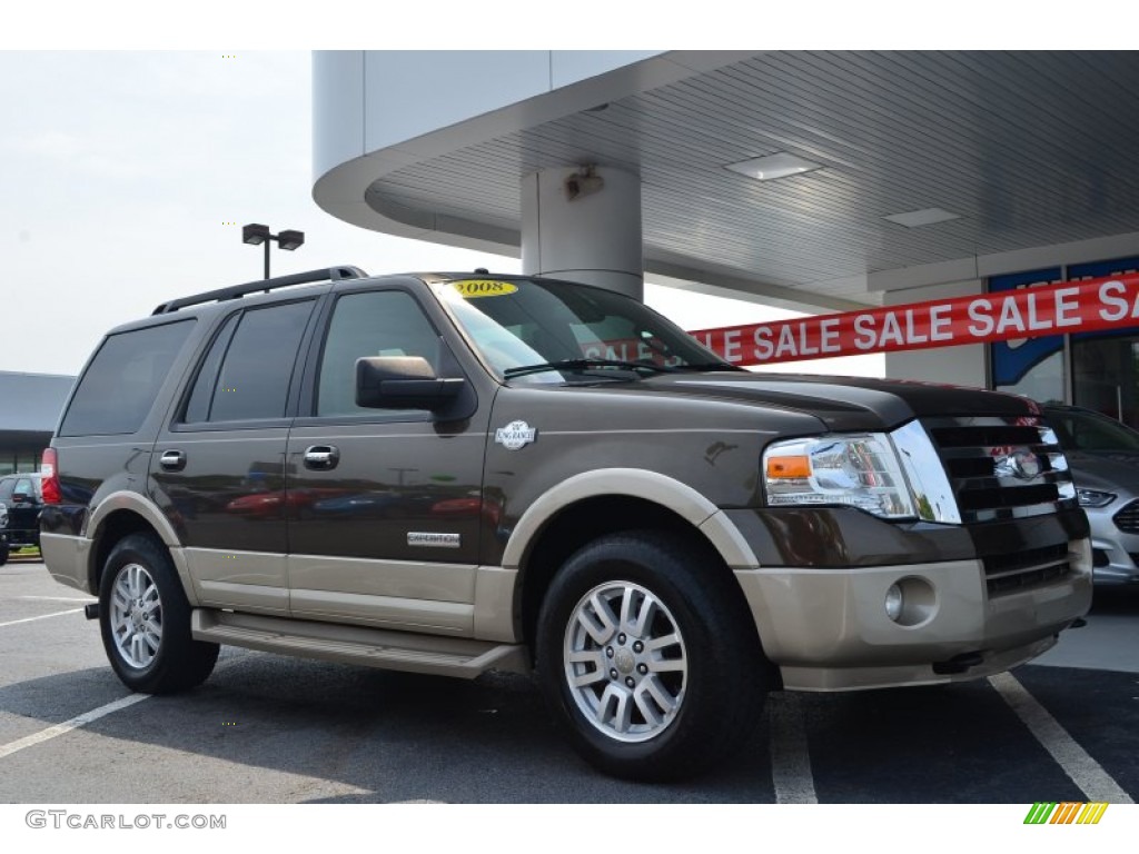 Stone Green Metallic 2008 Ford Expedition King Ranch 4x4 Exterior Photo #85062769