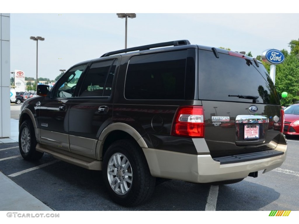 2008 Expedition King Ranch 4x4 - Stone Green Metallic / Charcoal Black/Chaparral Leather photo #33