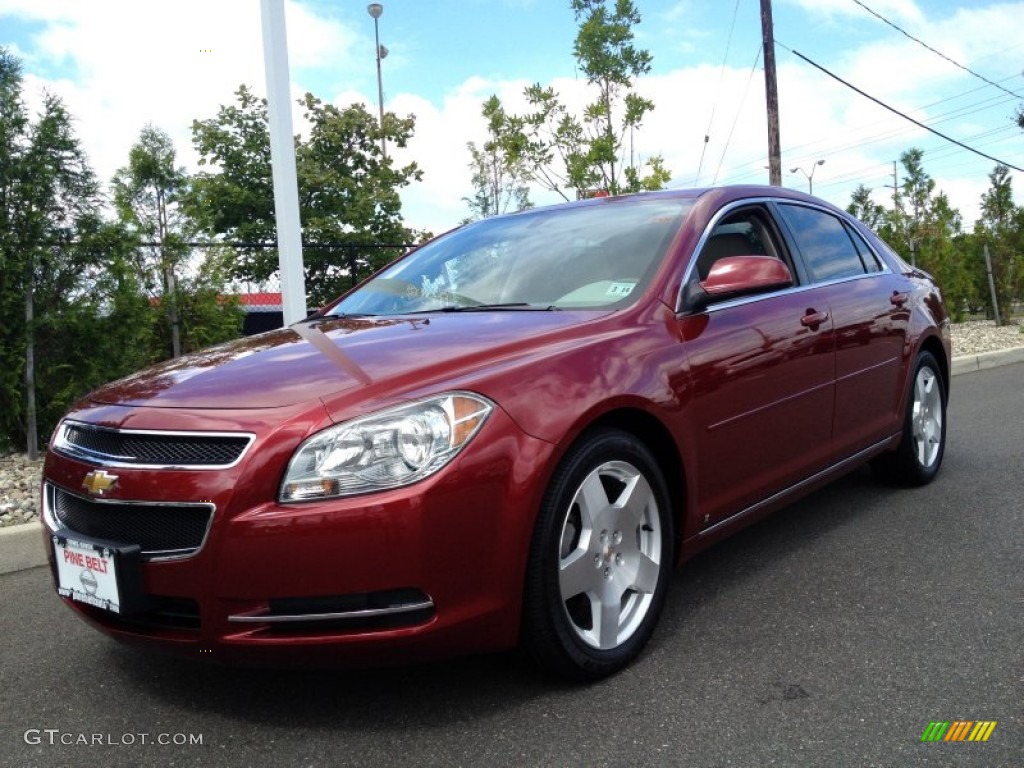 2010 Malibu LT Sedan - Red Jewel Tintcoat / Ebony photo #1