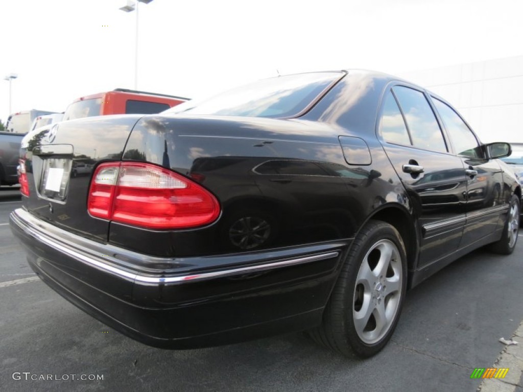 2002 E 430 Sedan - Black / Java photo #3