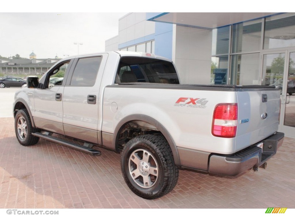 2006 F150 FX4 SuperCrew 4x4 - Silver Metallic / Black/Medium Flint photo #2