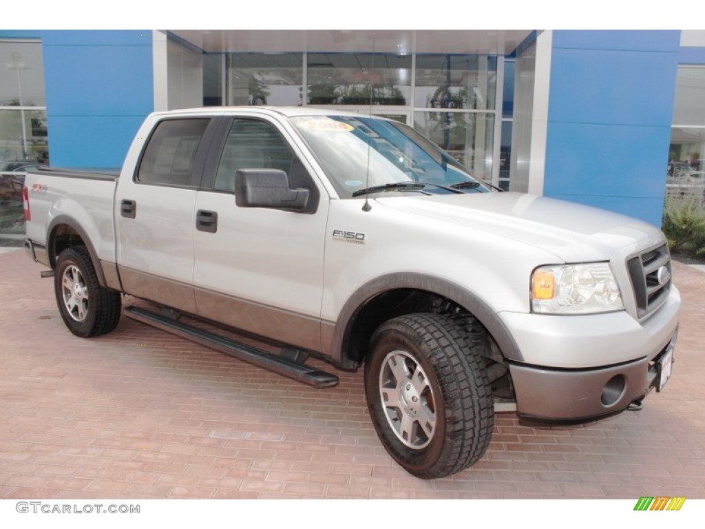 2006 F150 FX4 SuperCrew 4x4 - Silver Metallic / Black/Medium Flint photo #10