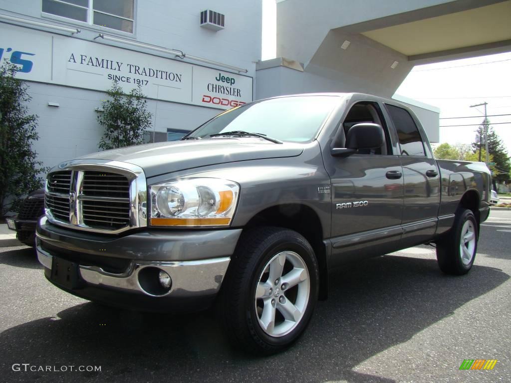 2006 Ram 1500 SLT Quad Cab 4x4 - Mineral Gray Metallic / Medium Slate Gray photo #2