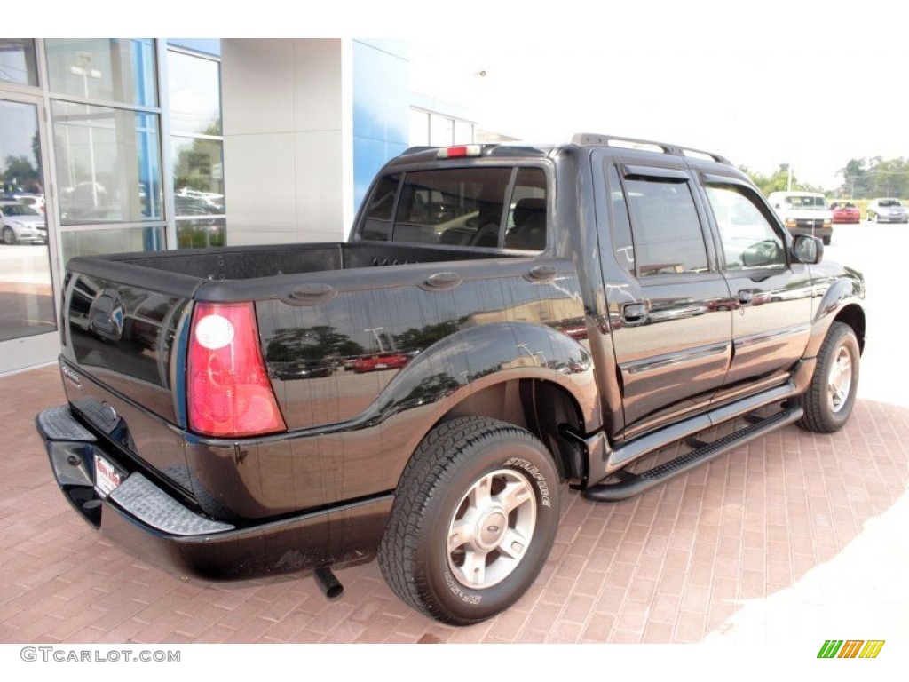 2004 Explorer Sport Trac XLT 4x4 - Black Clearcoat / Medium Dark Flint/Dark Flint photo #11
