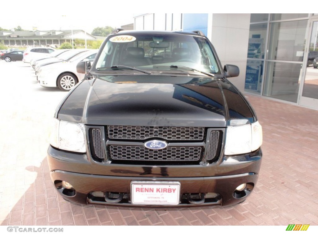 2004 Explorer Sport Trac XLT 4x4 - Black Clearcoat / Medium Dark Flint/Dark Flint photo #15