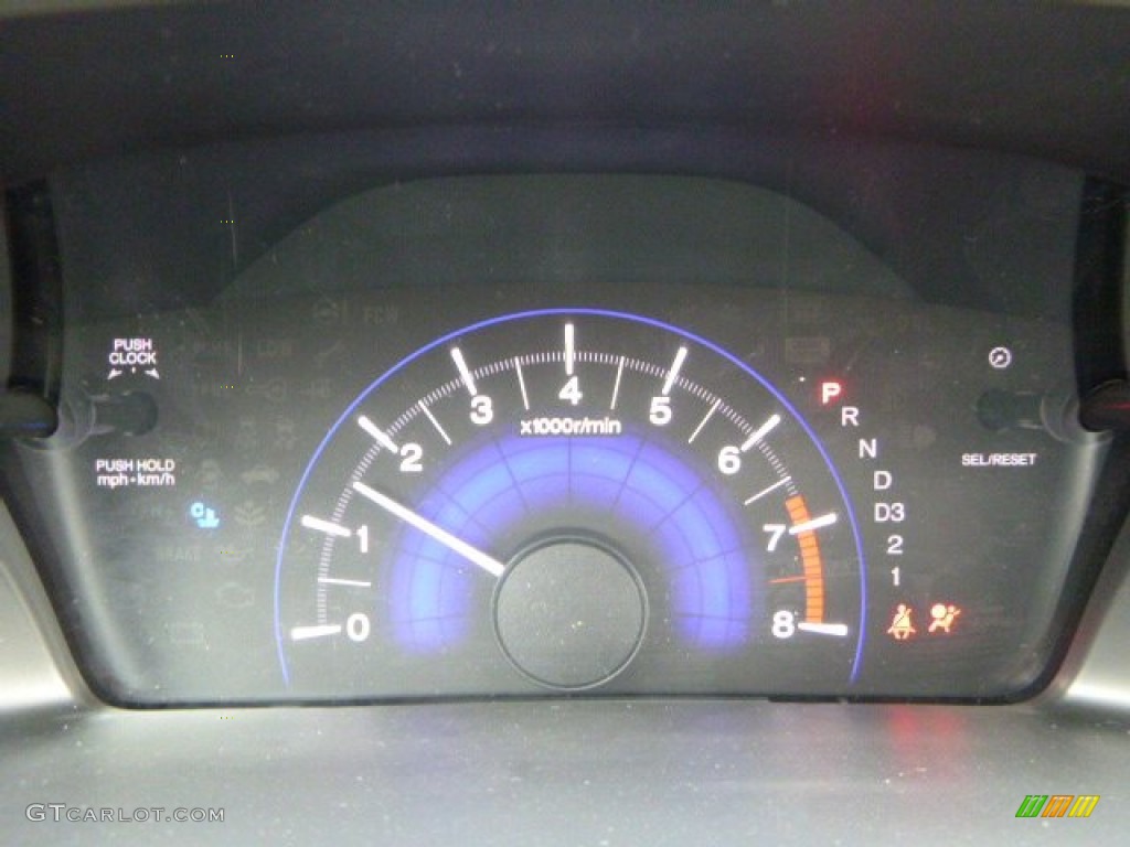 2013 Civic EX Sedan - Polished Metal Metallic / Gray photo #19