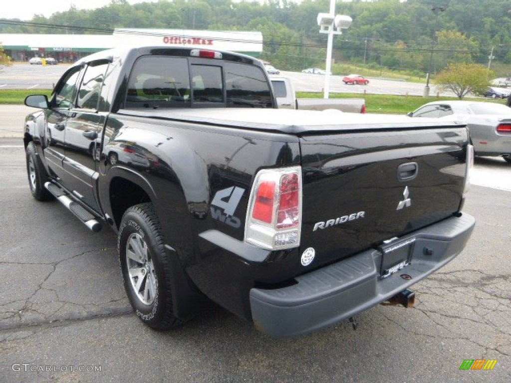 2008 Raider LS Double Cab 4WD - Brilliant Black / Slate photo #3