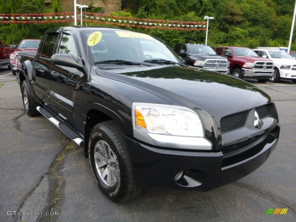 2008 Raider LS Double Cab 4WD - Brilliant Black / Slate photo #7
