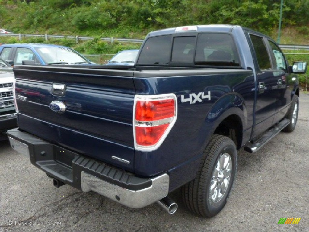 Blue Jeans Metallic 2013 Ford F150 XLT SuperCrew 4x4 Exterior Photo #85068134