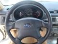 2003 Subaru Forester Beige Interior Steering Wheel Photo