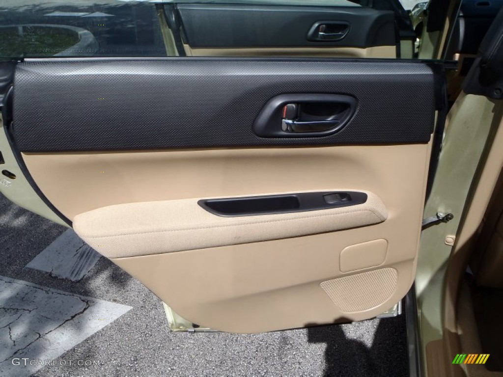 2003 Subaru Forester 2.5 XS Beige Door Panel Photo #85068716