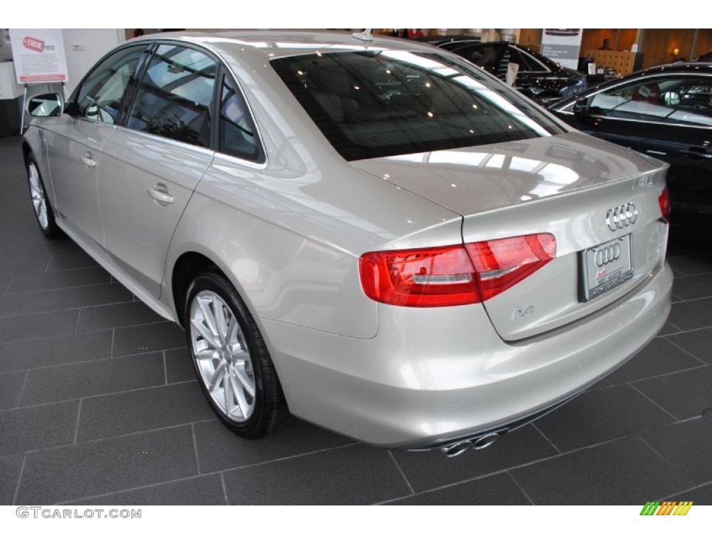 2014 A4 2.0T Sedan - Cuvee Silver Metallic / Chestnut Brown/Black photo #7