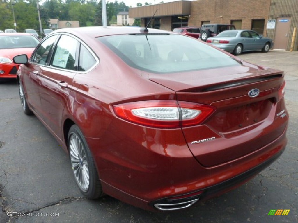 Sunset 2014 Ford Fusion Titanium Exterior Photo #85069550
