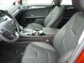 Charcoal Black 2014 Ford Fusion Titanium Interior Color