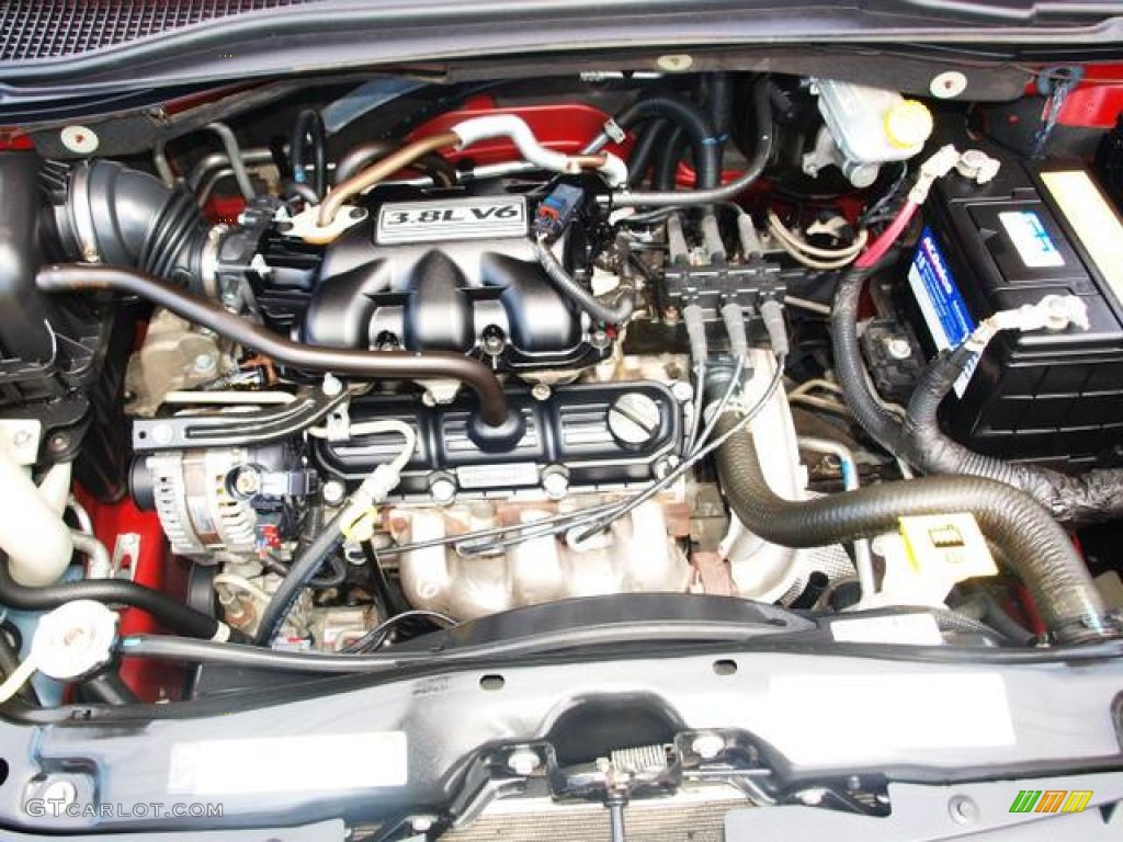 2008 Dodge Grand Caravan SXT Engine Photos