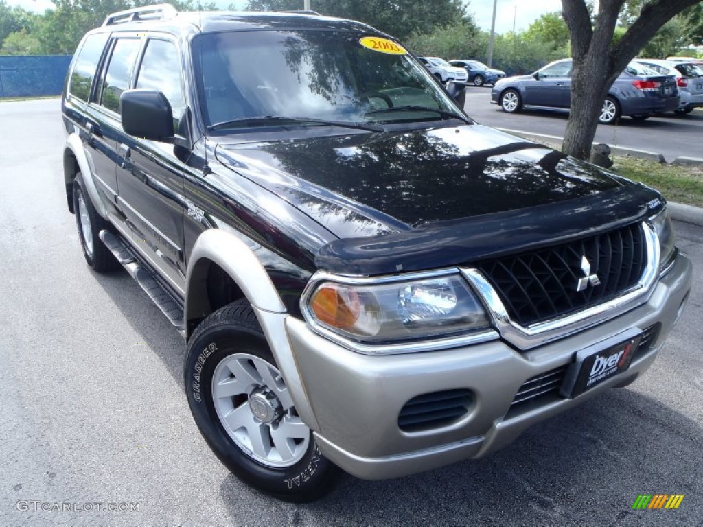 2003 Solano Black Pearl Mitsubishi Montero Sport XLS 85067036