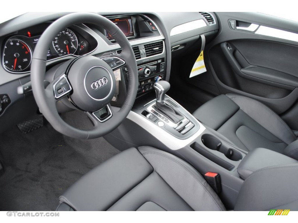Black Interior 2014 Audi A4 2.0T quattro Sedan Photo #85070522