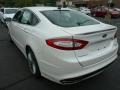 2013 White Platinum Metallic Tri-coat Ford Fusion Titanium  photo #4