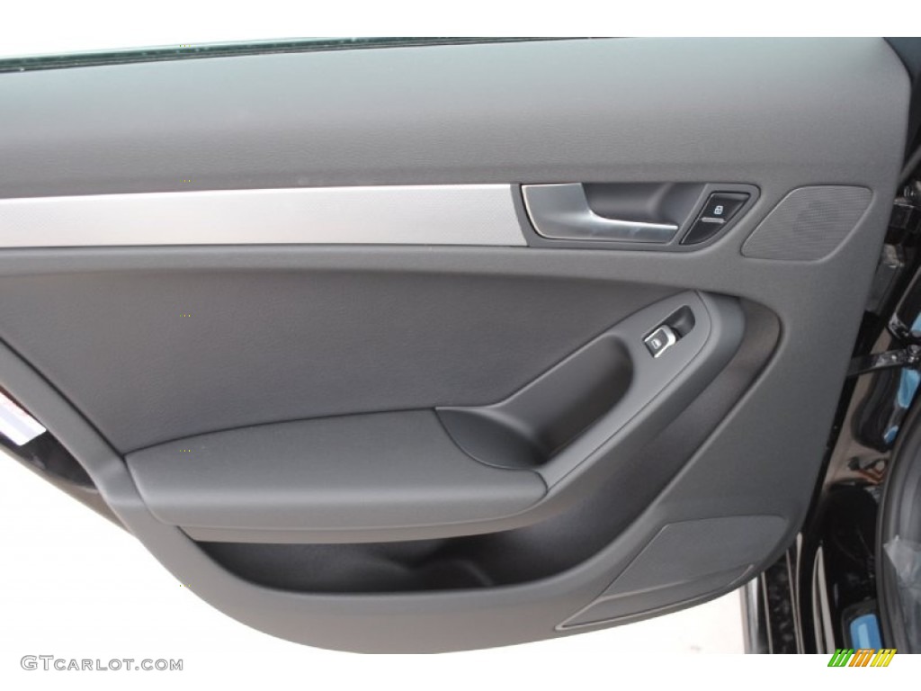 2014 Audi A4 2.0T quattro Sedan Black Door Panel Photo #85070810