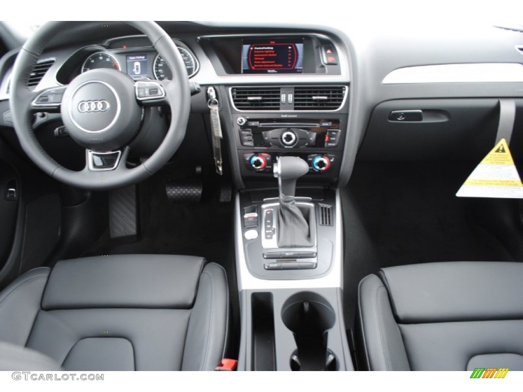 2014 Audi A4 2.0T quattro Sedan Black Dashboard Photo #85070866