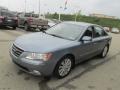 2009 Medium Silver Blue Hyundai Sonata Limited V6  photo #5