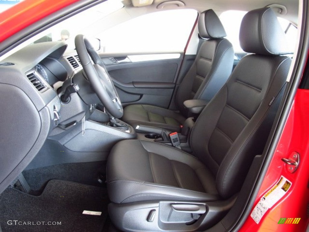 Titan Black Interior 2014 Volkswagen Jetta SE Sedan Photo #85071197