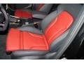 Black/Magma Red 2014 Audi SQ5 Prestige 3.0 TFSI quattro Interior Color