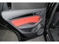 Black/Magma Red 2014 Audi SQ5 Prestige 3.0 TFSI quattro Door Panel