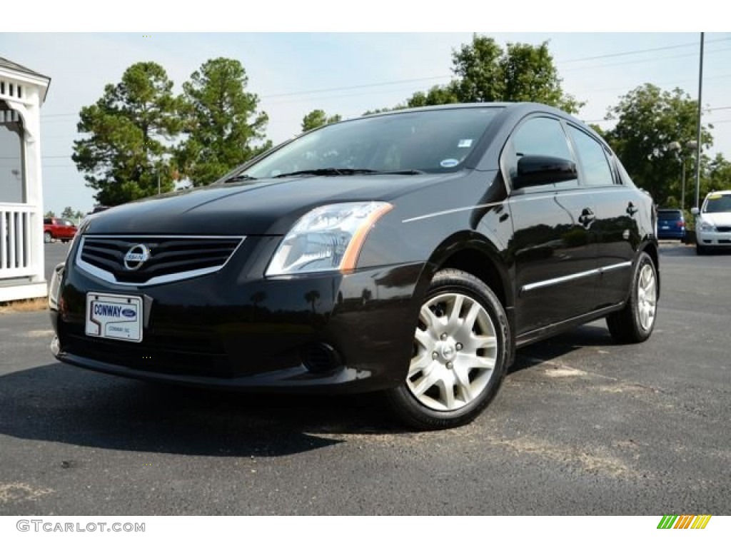 2012 Sentra 2.0 - Super Black / Charcoal photo #1