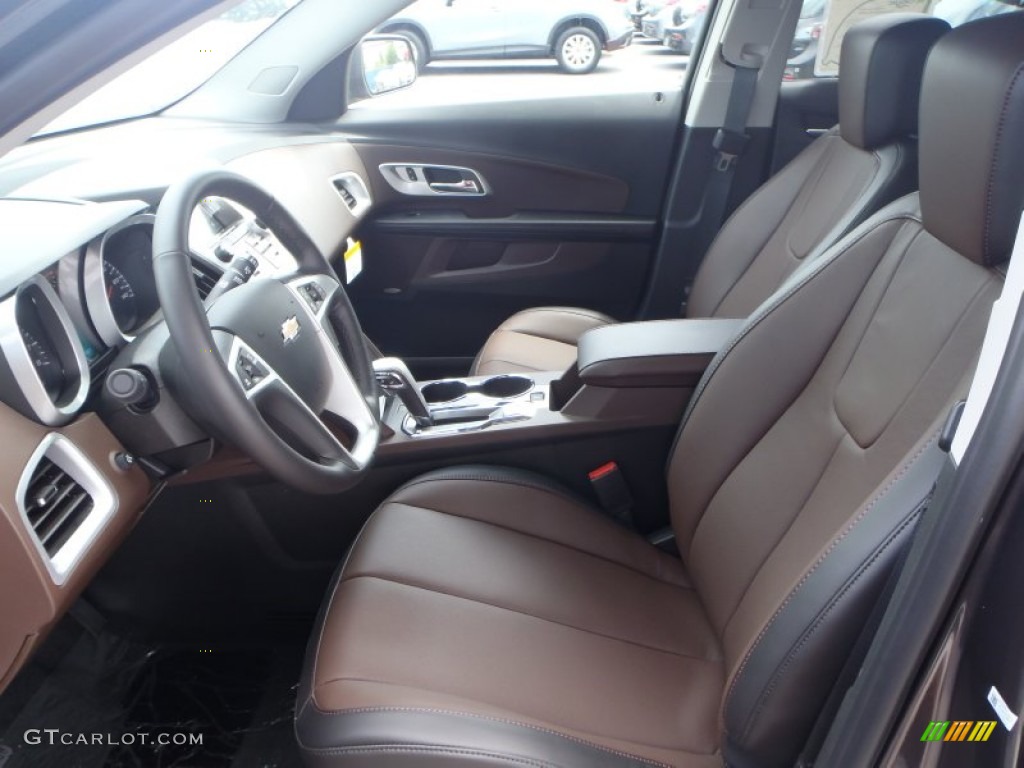 Brownstone/Jet Black Interior 2014 Chevrolet Equinox LT Photo #85072997