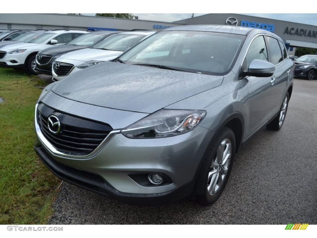 2013 CX-9 Grand Touring - Liquid Silver Metallic / Black photo #1