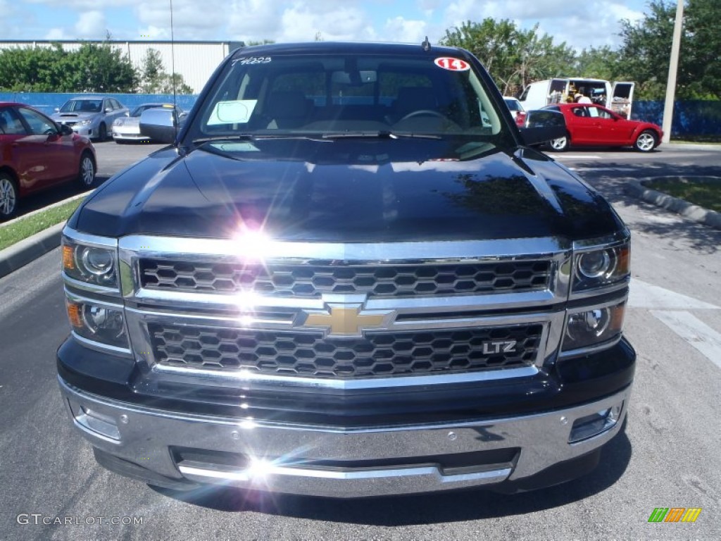 2014 Silverado 1500 LTZ Crew Cab - Black / Cocoa/Dune photo #2