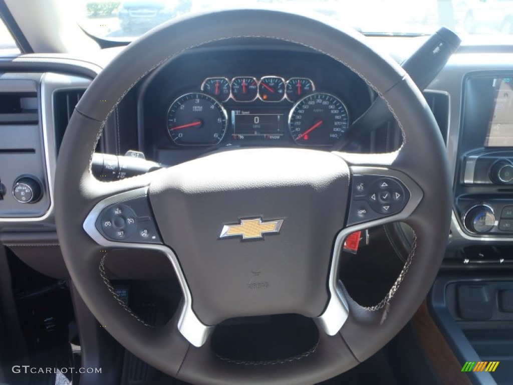 2014 Silverado 1500 LTZ Crew Cab - Black / Cocoa/Dune photo #18