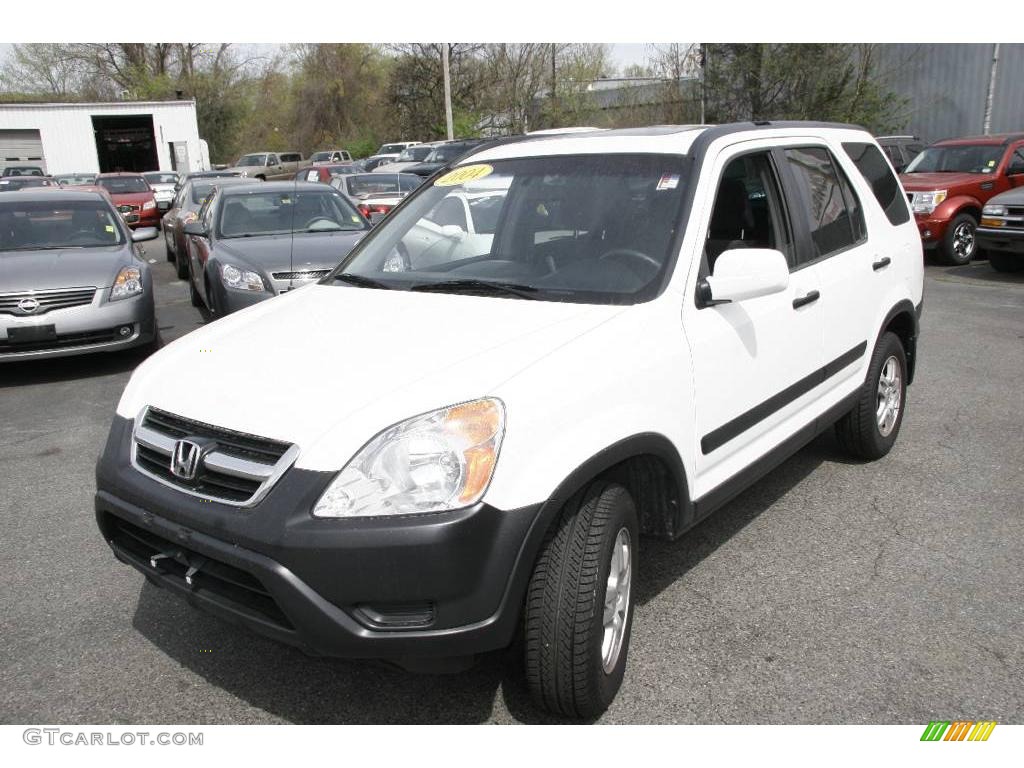 2004 CR-V EX 4WD - Taffeta White / Black photo #1