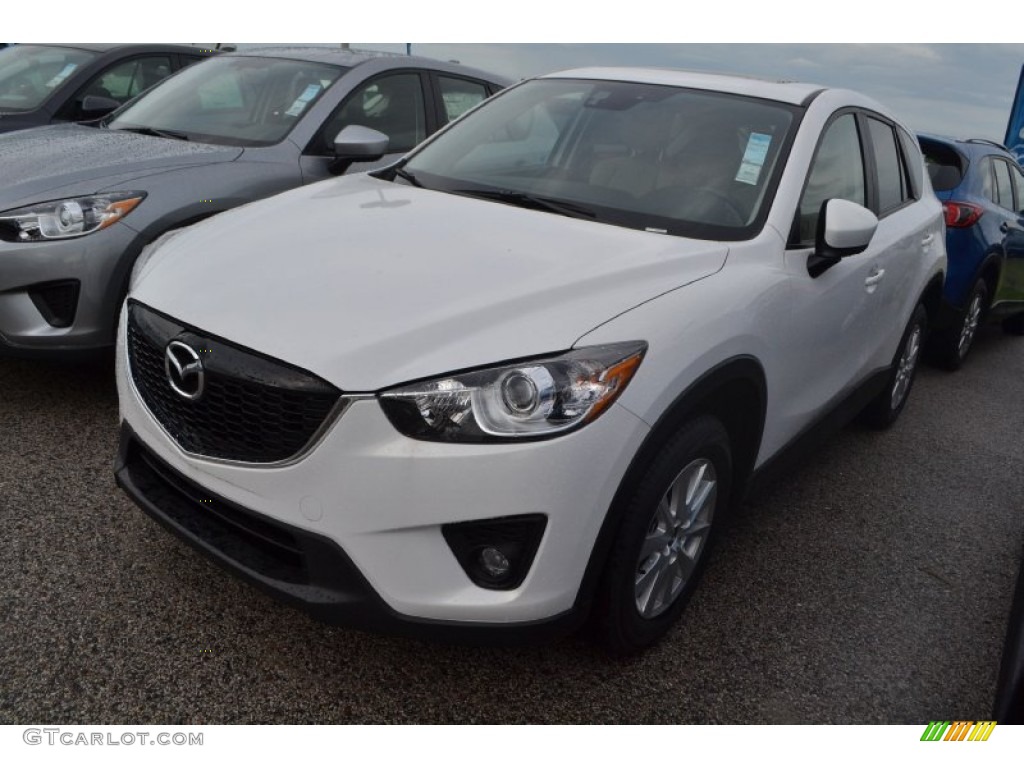 2014 CX-5 Touring - Crystal White Pearl Mica / Sand photo #1