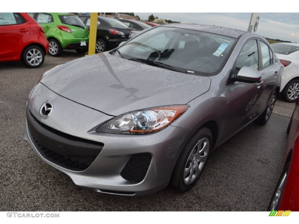 Liquid Silver Metallic 2013 Mazda MAZDA3 i Sport 4 Door Exterior Photo #85074485