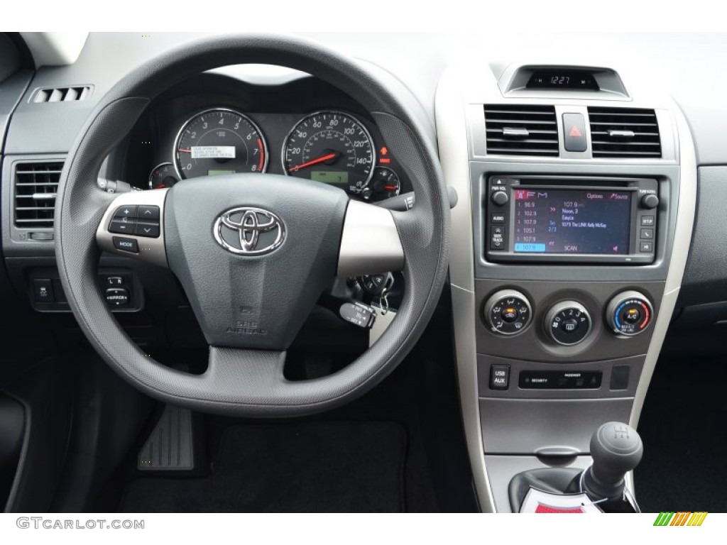 2013 Toyota Corolla S Dark Charcoal Dashboard Photo #85074827