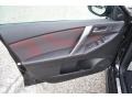 2013 Mazda MAZDA3 MAZDASPEED Black MPS Leather Interior Door Panel Photo