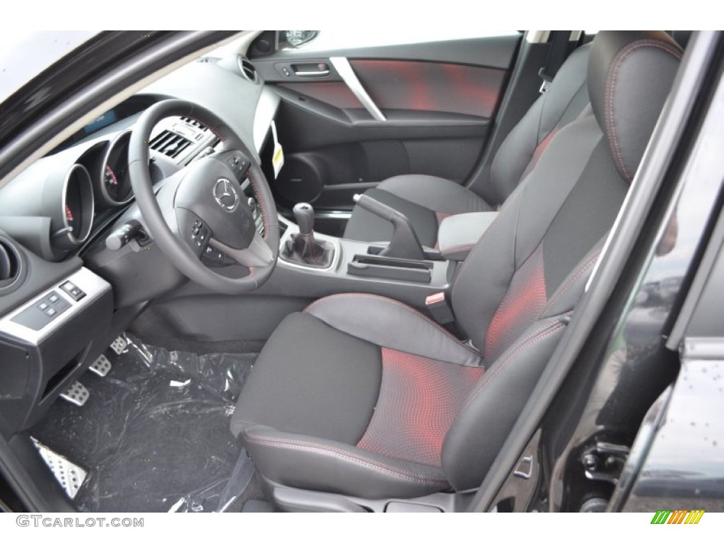 MAZDASPEED Black MPS Leather Interior 2013 Mazda MAZDA3 MAZDASPEED3 Photo #85075079