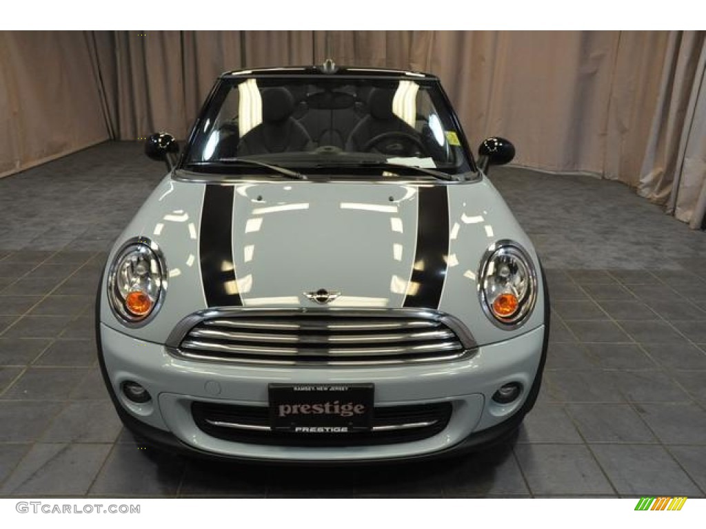 2014 Cooper Convertible - Ice Blue / Carbon Black photo #3