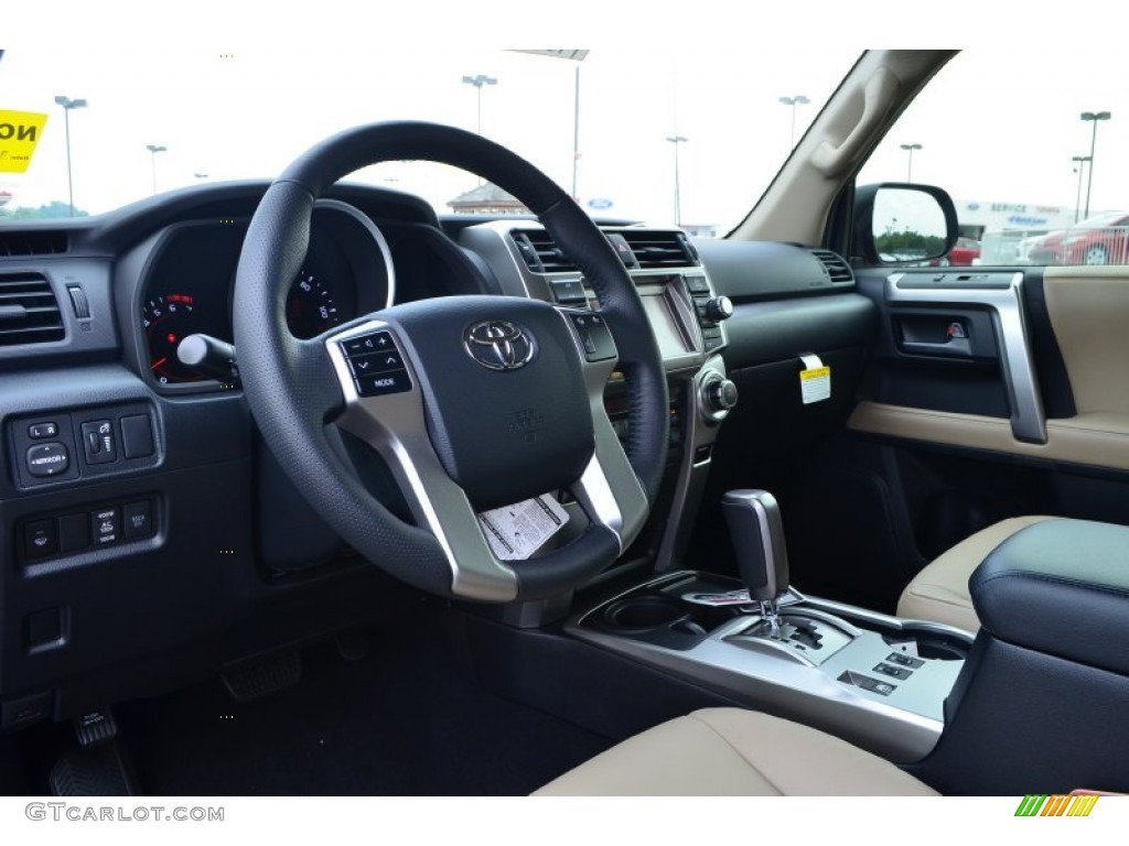 2013 Toyota 4Runner Limited Sand Beige Leather Dashboard Photo #85075142