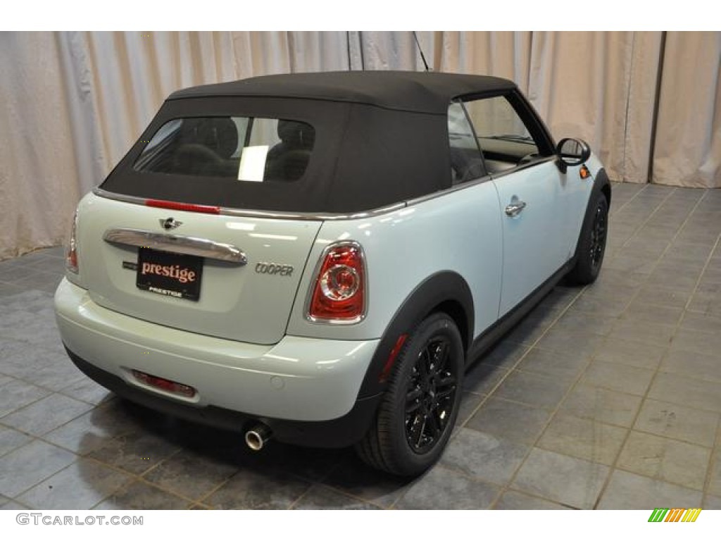 2014 Cooper Convertible - Ice Blue / Carbon Black photo #13