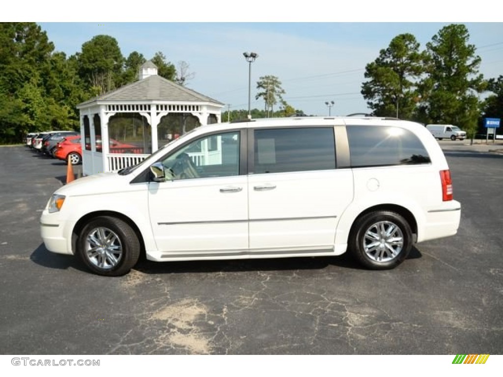 Stone White 2008 Chrysler Town & Country Limited Exterior Photo #85075316