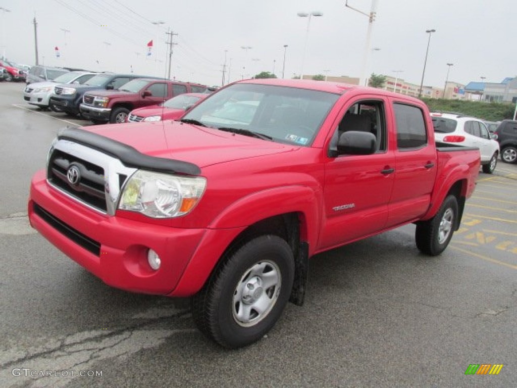 Radiant Red 2006 Toyota Tacoma V6 Double Cab 4x4 Exterior Photo #85075343